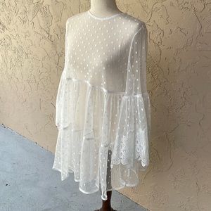 White Blouse / Dress transparency